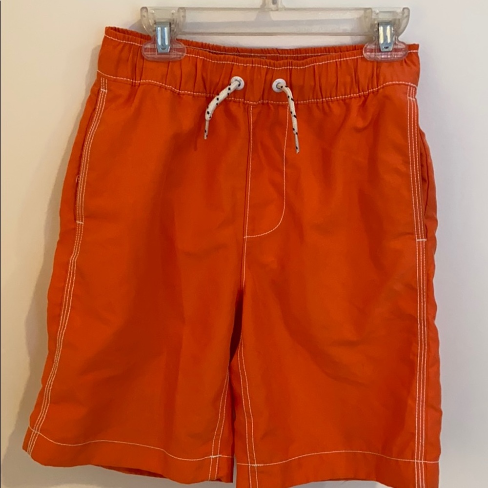 Gap kids orange swim trunks size medium